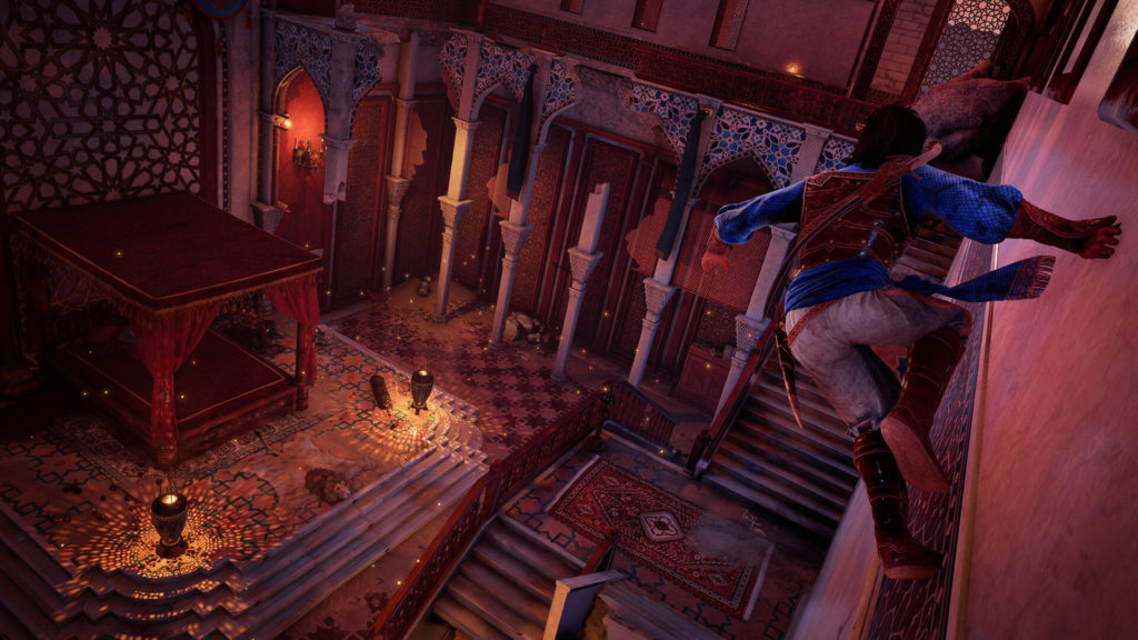 Ein Screenshot aus Prince of Persia als Beispiel dafür, dass ein Spiel auch funktionieren kann, wenn es mal zu schwer ist. 